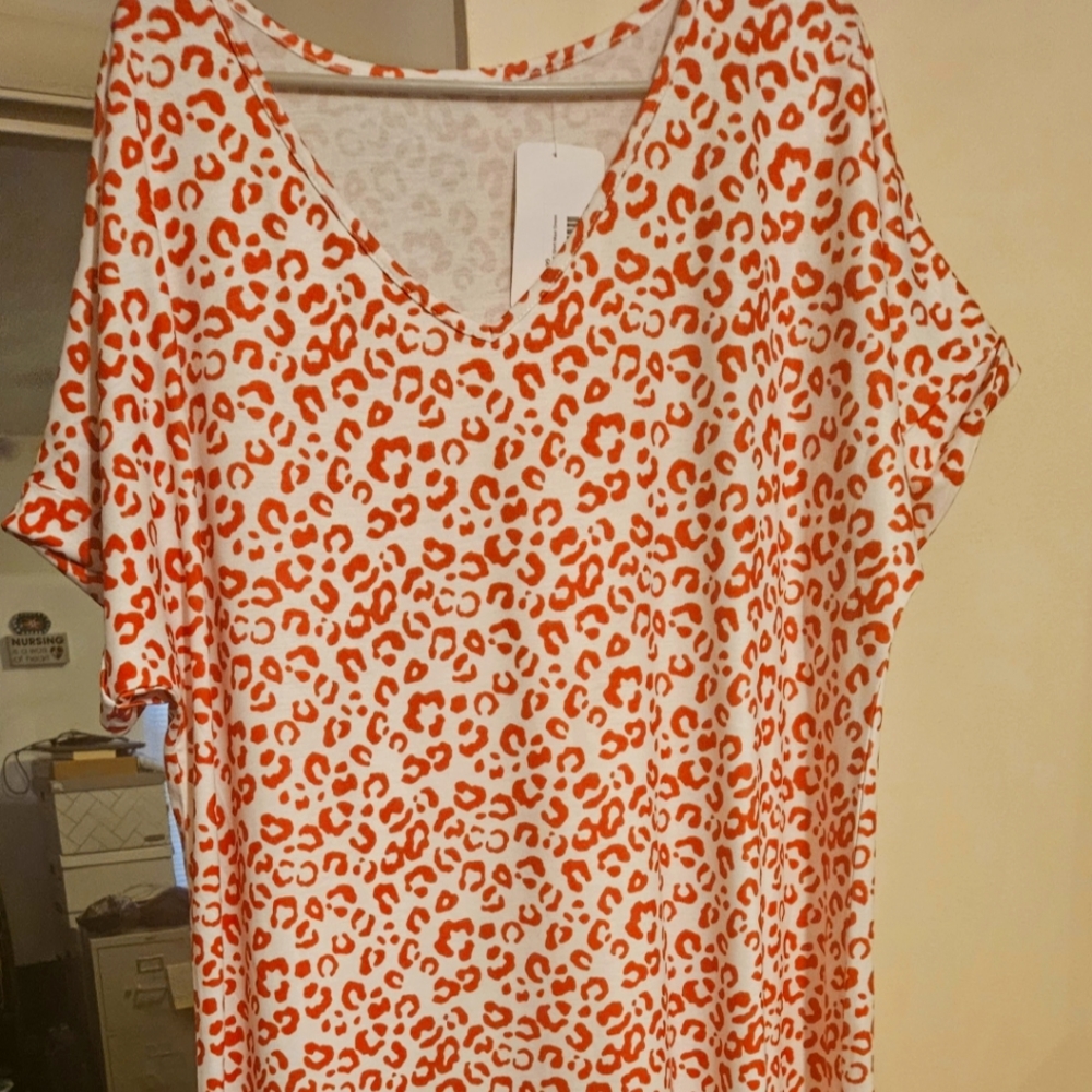 Cheetch print maxi dress